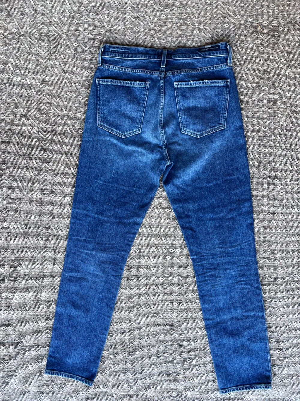 Citizens of Humanity Olivia Slim Ankle Jeans 27 High Rise Blue Denim